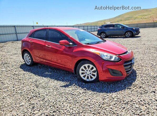 KMHD35LH3HU383052 2017 HYUNDAI ELANTRA Red 