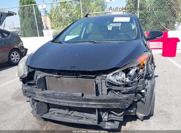 KMHD35LH4GU255210 2016 HYUNDAI ELANTRA GT Black Սալոնի հետևի տեսք