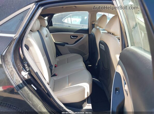 KMHD35LH4GU255210 2016 HYUNDAI ELANTRA GT Black VIN կոդի պիտակի տեսք