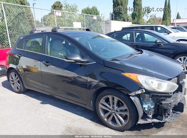 KMHD35LH4GU255210 2016 HYUNDAI ELANTRA GT Black Սալոնի 360 աստիճան տեսք