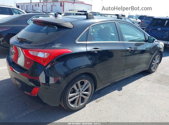 KMHD35LH4GU255210 2016 HYUNDAI ELANTRA GT Black Հետևի աջ