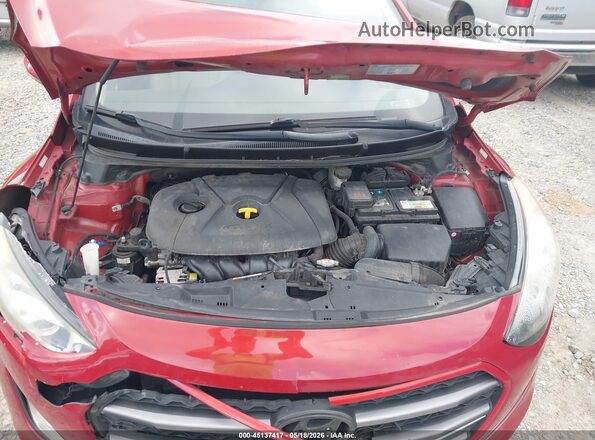 KMHD35LH4GU310190 2016 HYUNDAI ELANTRA GT Red Հետևի տեսք
