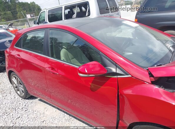 KMHD35LH4GU310190 2016 HYUNDAI ELANTRA GT Red Սալոնի հետևի տեսք