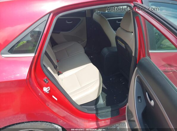 KMHD35LH4GU310190 2016 HYUNDAI ELANTRA GT Red VIN կոդի պիտակի տեսք