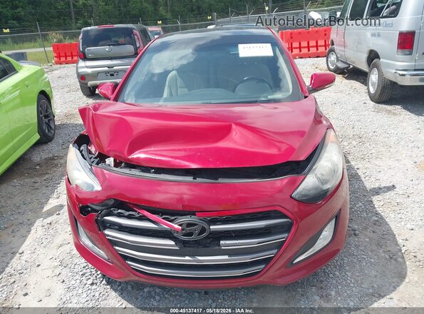 KMHD35LH4GU310190 2016 HYUNDAI ELANTRA GT Red Սարքավորումների վահանակի տեսք
