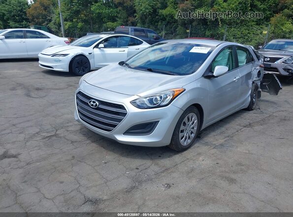 KMHD35LH4HU360654 2017 HYUNDAI ELANTRA GT Белый Передняя левая четверть