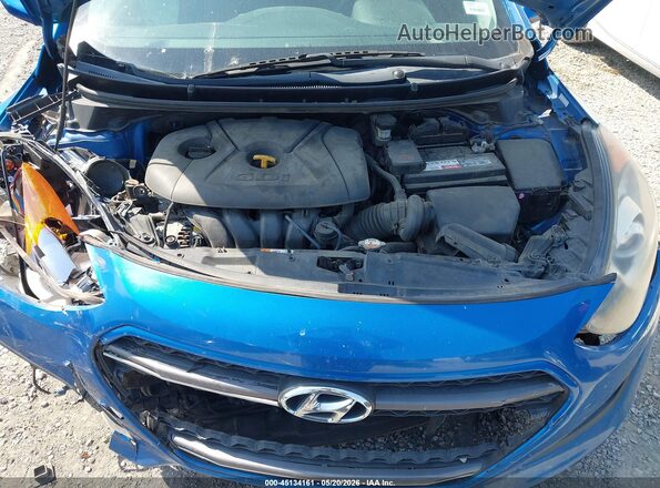 KMHD35LH5HU375504 2017 HYUNDAI ELANTRA GT Blue Հետևի տեսք
