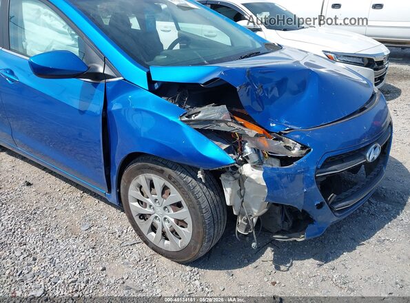 KMHD35LH5HU375504 2017 HYUNDAI ELANTRA GT Blue Սալոնի 360 աստիճան տեսք