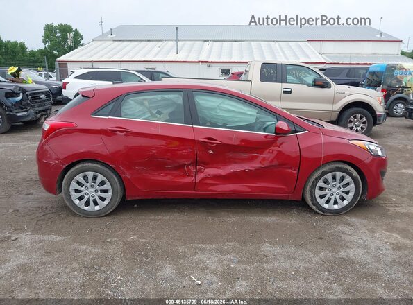 KMHD35LH8GU319345 2016 HYUNDAI ELANTRA GT Red Rear interior view