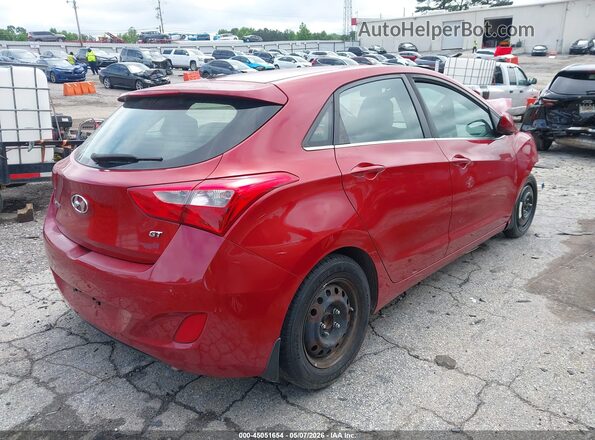 KMHD35LH9GU338311 2016 HYUNDAI ELANTRA GT Красный Задняя правая четверть
