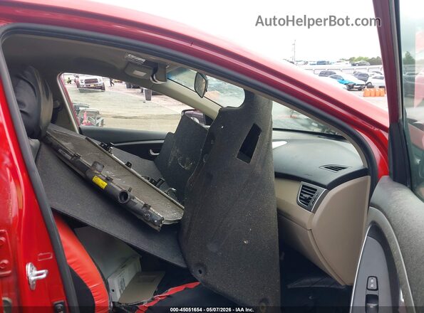 KMHD35LH9GU338311 2016 HYUNDAI ELANTRA GT Красный Вид салона спереди