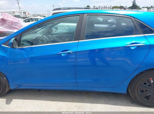KMHD35LHXHU361730 2017 HYUNDAI ELANTRA GT Blue სალონის 360-გრადუსიანი ხედი