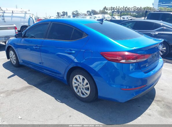KMHD74LF0HU112236 2017 HYUNDAI ELANTRA Blue უკანა მარცხენა