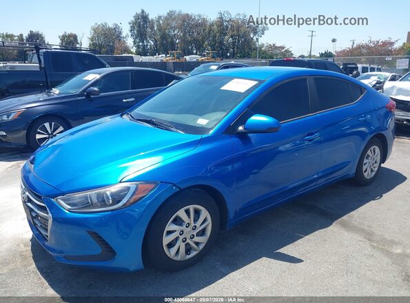KMHD74LF0HU112236 2017 HYUNDAI ELANTRA Blue სალონის 360-გრადუსიანი ხედი