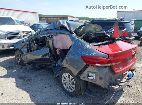 KMHD74LF0HU135015 2017 HYUNDAI ELANTRA Серебряный Вид спереди