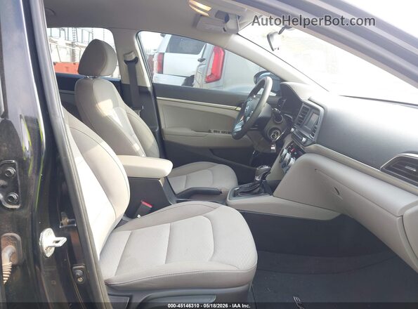KMHD74LF0KU762918 2019 HYUNDAI ELANTRA Silver წინა სალონის ხედი