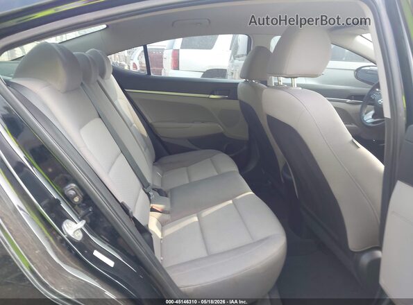 KMHD74LF0KU762918 2019 HYUNDAI ELANTRA Silver VIN კოდის სტიკერის ხედი