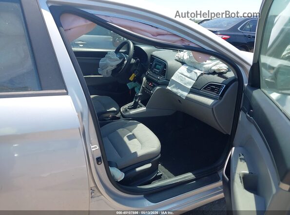 KMHD74LF1HU083085 2017 HYUNDAI ELANTRA Silver Front interior view