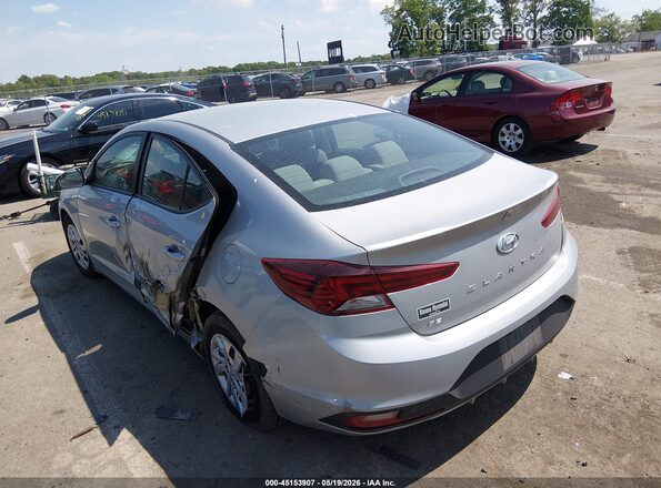 KMHD74LF1LU057790 2020 HYUNDAI ELANTRA Silver Trasero izquierdo