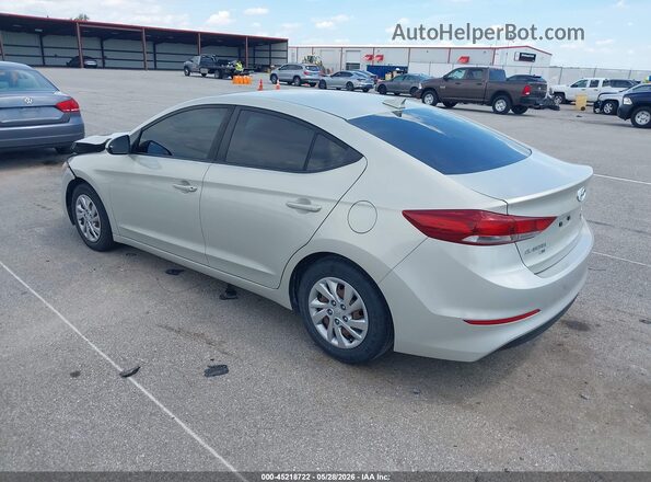 KMHD74LF3HU391763 2017 HYUNDAI ELANTRA Tan 