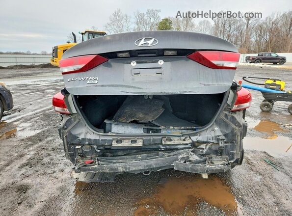 KMHD74LF3HU431744 2017 HYUNDAI ELANTRA Black Widok z tyłu