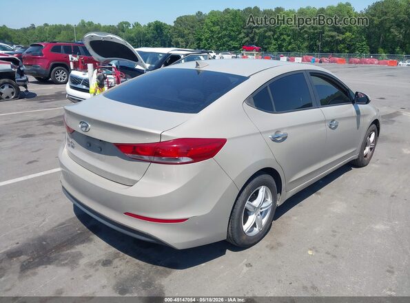 KMHD74LF4HU094422 2017 HYUNDAI ELANTRA Бежевый Задняя правая четверть