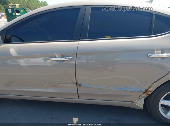 KMHD74LF4HU094422 2017 HYUNDAI ELANTRA Бежевый Вид спереди