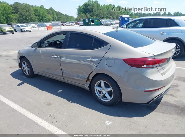 KMHD74LF4HU094422 2017 HYUNDAI ELANTRA Бежевый Задняя левая четверть