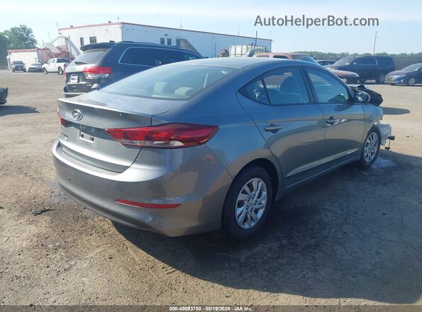 KMHD74LF4JU594344 2018 HYUNDAI ELANTRA Gray 