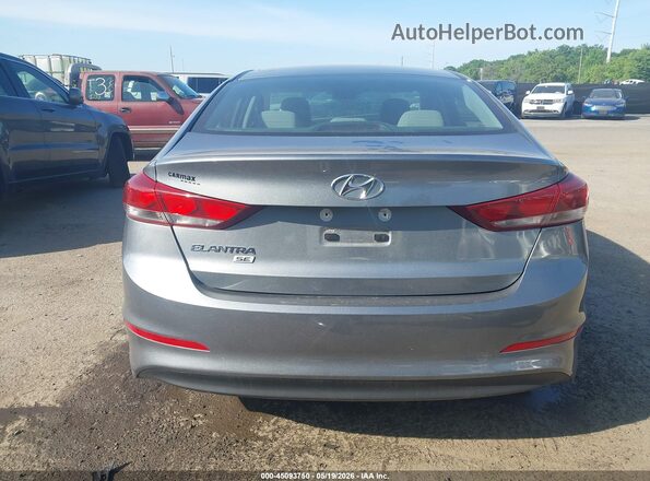 KMHD74LF4JU594344 2018 HYUNDAI ELANTRA Gray 