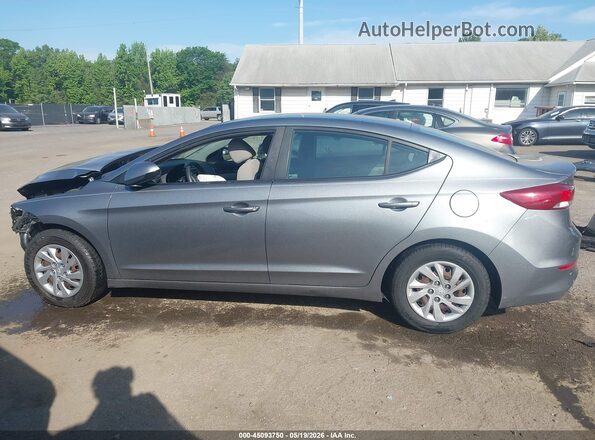 KMHD74LF4JU594344 2018 HYUNDAI ELANTRA Gray 