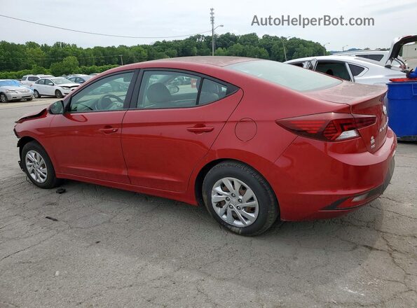 KMHD74LF4KU799549 2019 HYUNDAI ELANTRA Red 