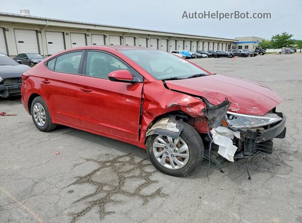 KMHD74LF4KU799549 2019 HYUNDAI ELANTRA Red 
