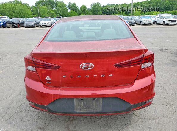 KMHD74LF4KU799549 2019 HYUNDAI ELANTRA Red 