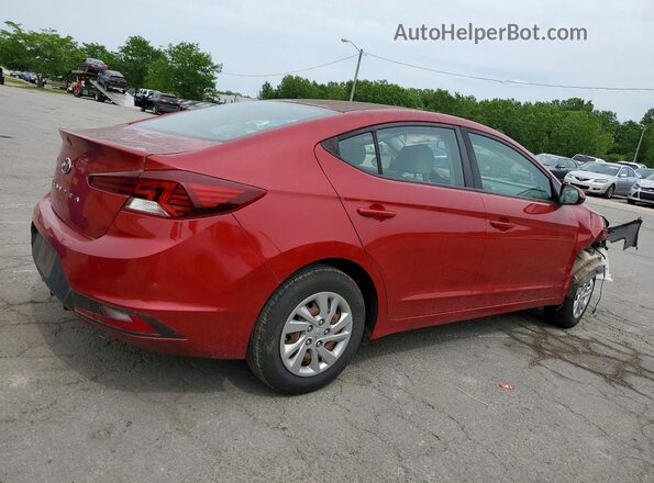 KMHD74LF4KU799549 2019 HYUNDAI ELANTRA Red 