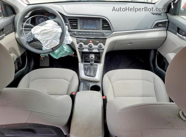 KMHD74LF4KU799549 2019 HYUNDAI ELANTRA Red 