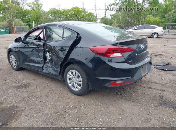 KMHD74LF4LU063065 2020 HYUNDAI ELANTRA Black Tył lewy