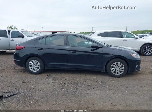 KMHD74LF4LU063065 2020 HYUNDAI ELANTRA Black Widok wnętrza z tyłu