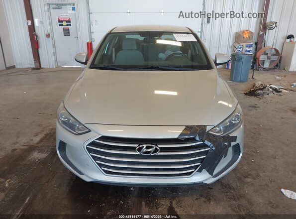 KMHD74LF5HU370963 2017 HYUNDAI ELANTRA Silver Vista frontal