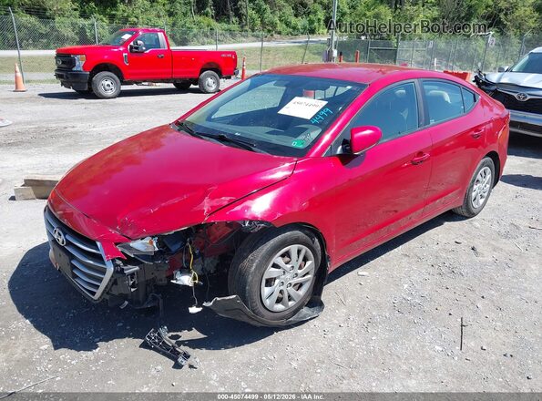 KMHD74LF5HU417795 2017 HYUNDAI ELANTRA Red Vista tres cuartos delantera izquierda