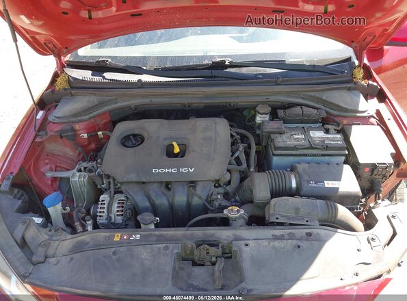KMHD74LF5HU417795 2017 HYUNDAI ELANTRA Red Vista trasera