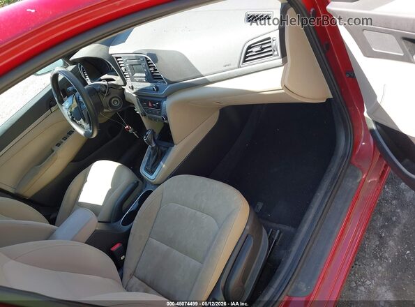 KMHD74LF5HU417795 2017 HYUNDAI ELANTRA Red Vista interior delantera