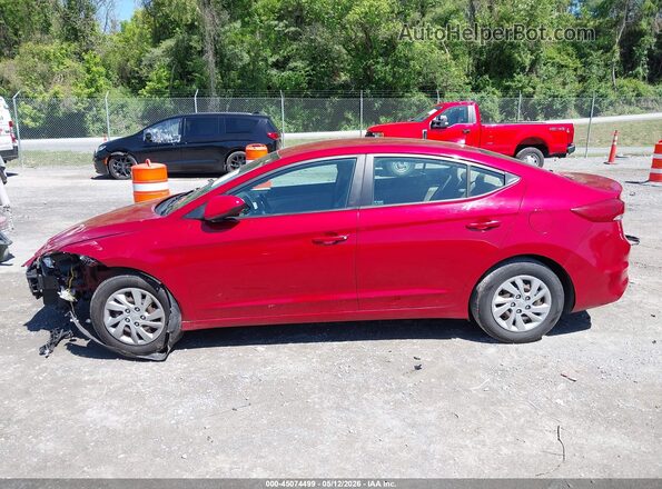 KMHD74LF5HU417795 2017 HYUNDAI ELANTRA Red Vista interior de 360 grados
