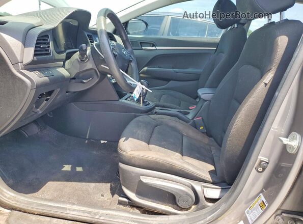 KMHD74LF5LU900969 2020 HYUNDAI ELANTRA Серый Вид салона спереди