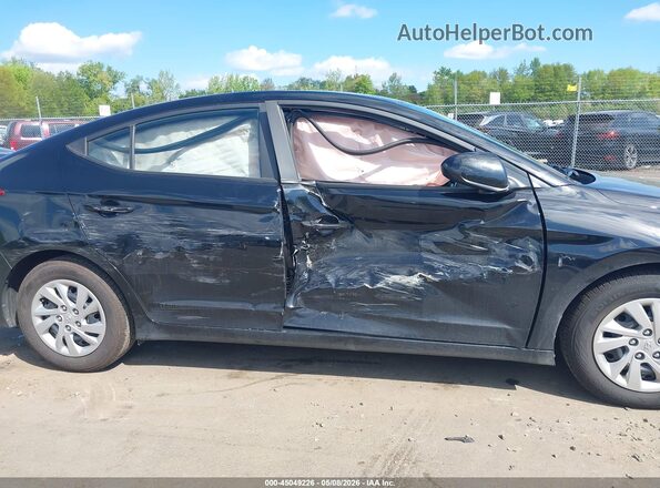KMHD74LF6KU835161 2019 HYUNDAI ELANTRA Black 