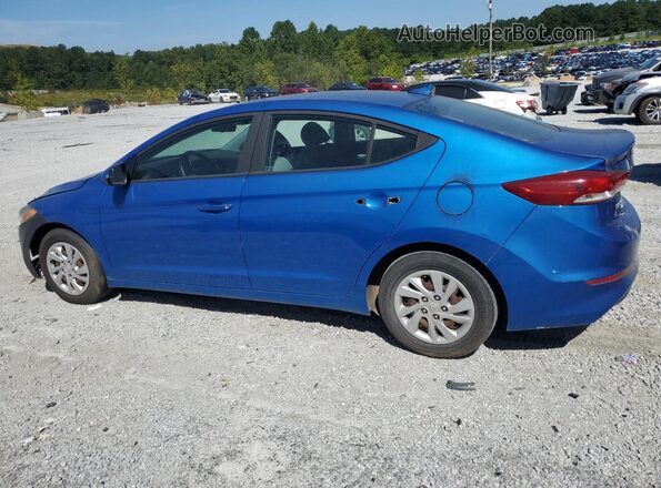 KMHD74LF7HU074875 2017 HYUNDAI ELANTRA Blue Tył lewy