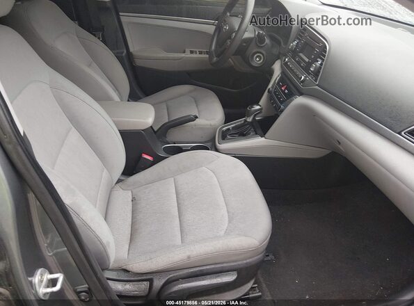 KMHD74LF7HU110550 2017 HYUNDAI ELANTRA Gray Widok wnętrza z przodu