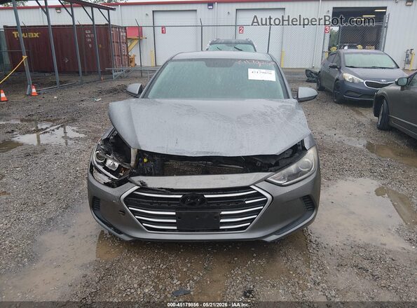 KMHD74LF7HU110550 2017 HYUNDAI ELANTRA Gray Widok zestawu wskaźników