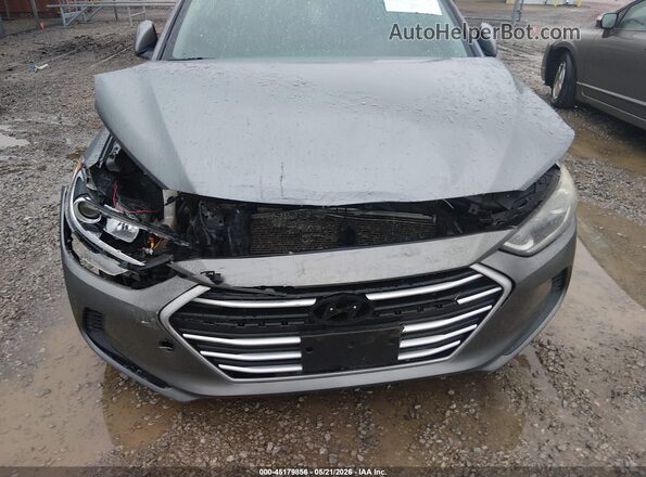 KMHD74LF7HU110550 2017 HYUNDAI ELANTRA Gray Widok z przodu