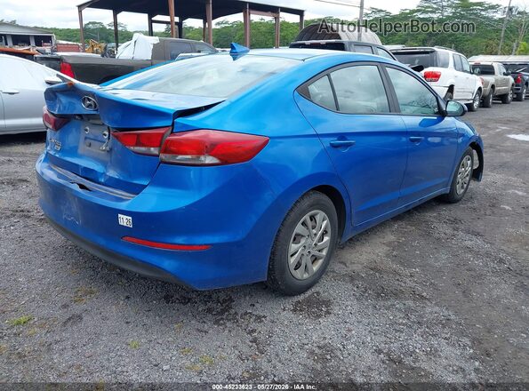 KMHD74LF7HU418236 2017 HYUNDAI ELANTRA Blue Trasero derecho